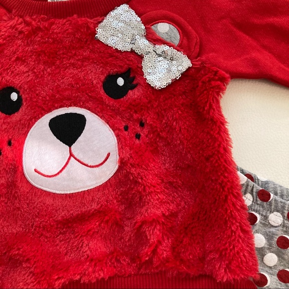 Nannette Christmas 🎄 🐻 Bear sparkly soft outfit - Picture 5 of 5
